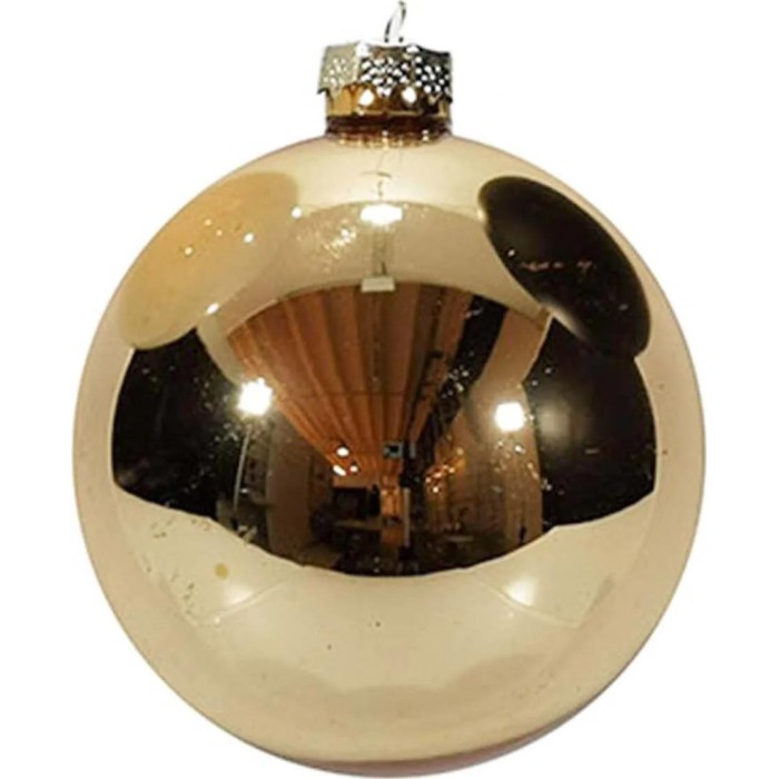 SFERA VETRO D10 ORO LUCIDA